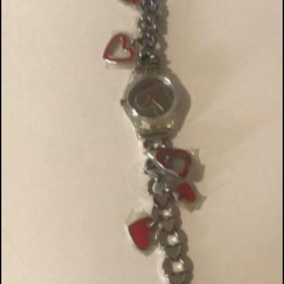 Swatch “You’re my Love” ladies heart charm watch - Picture 2 of 2